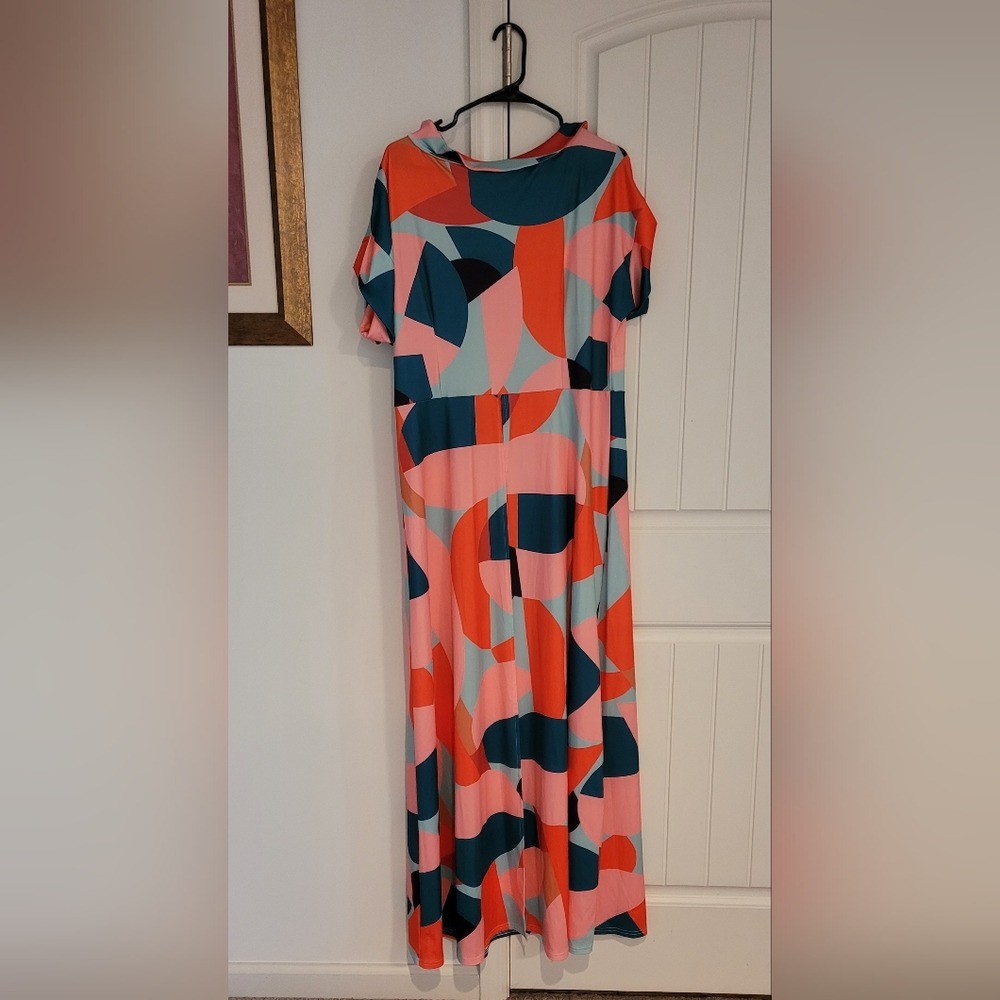 Multi Colored Shirt Dress